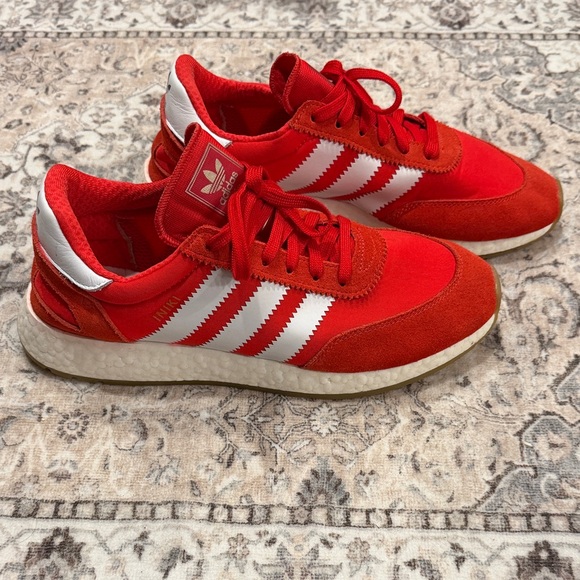 adidas Other - Adidas Iniki Runner Red and White Gum Ultra Boost Athletic Shoes - Like New!